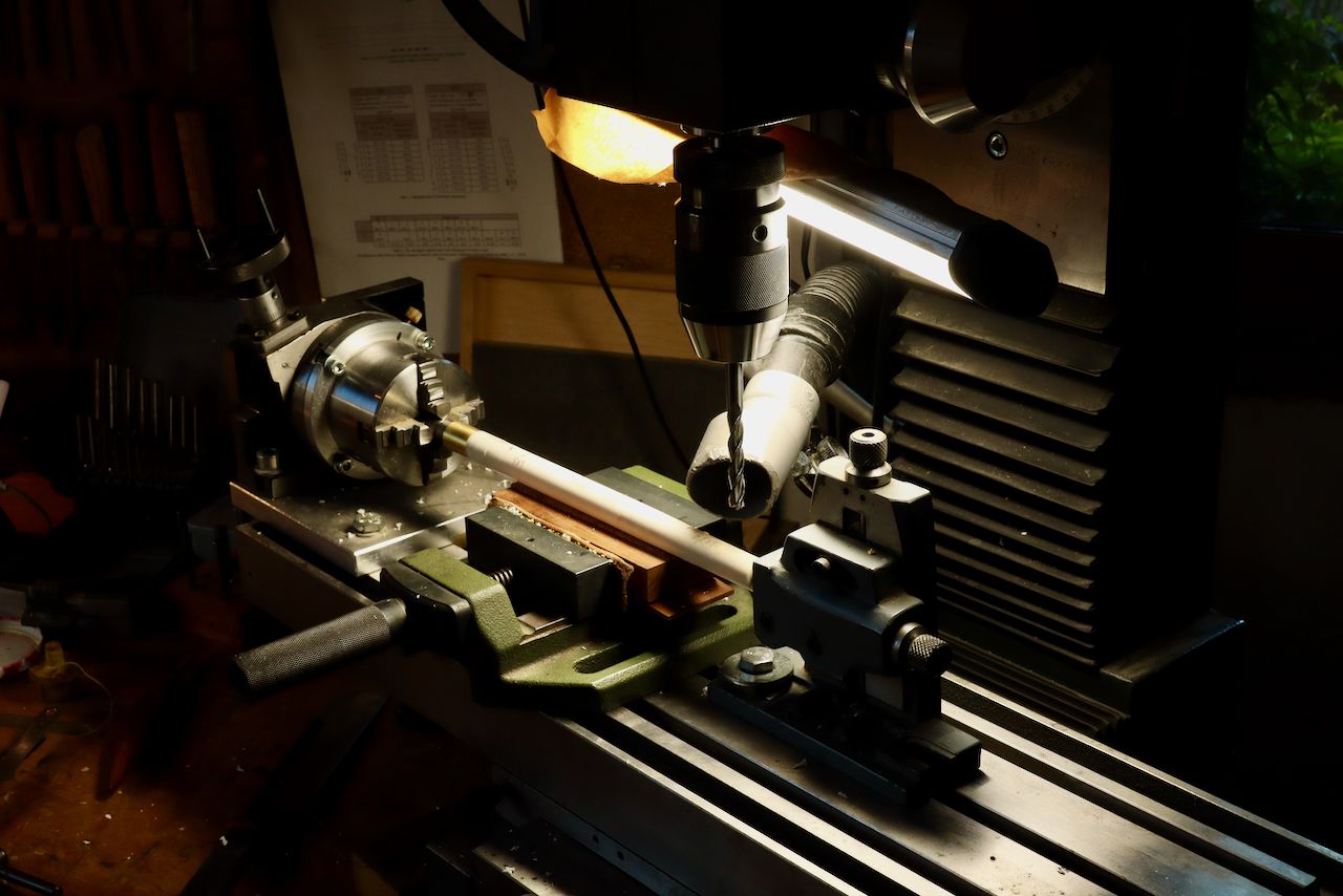 Drilling Tonehole in Auloi