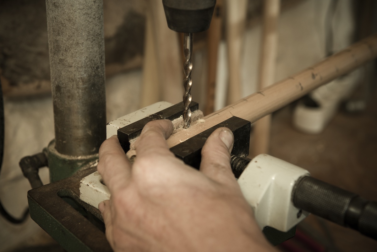 drilling the tone holes