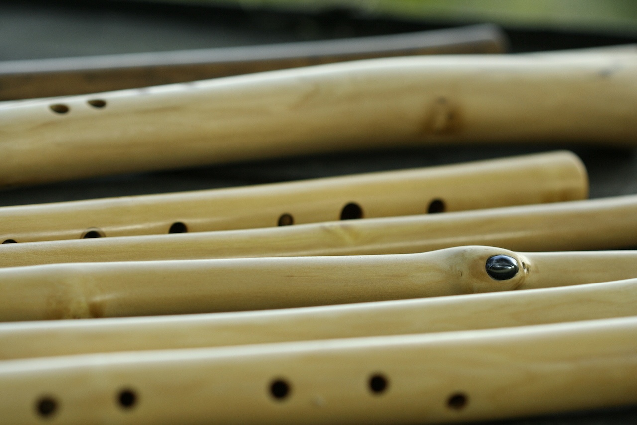 Various Elder Flutes and a Hematit