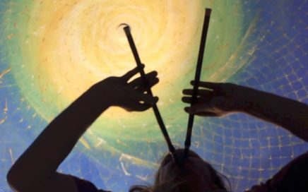 max playing aulos in a secret chapel